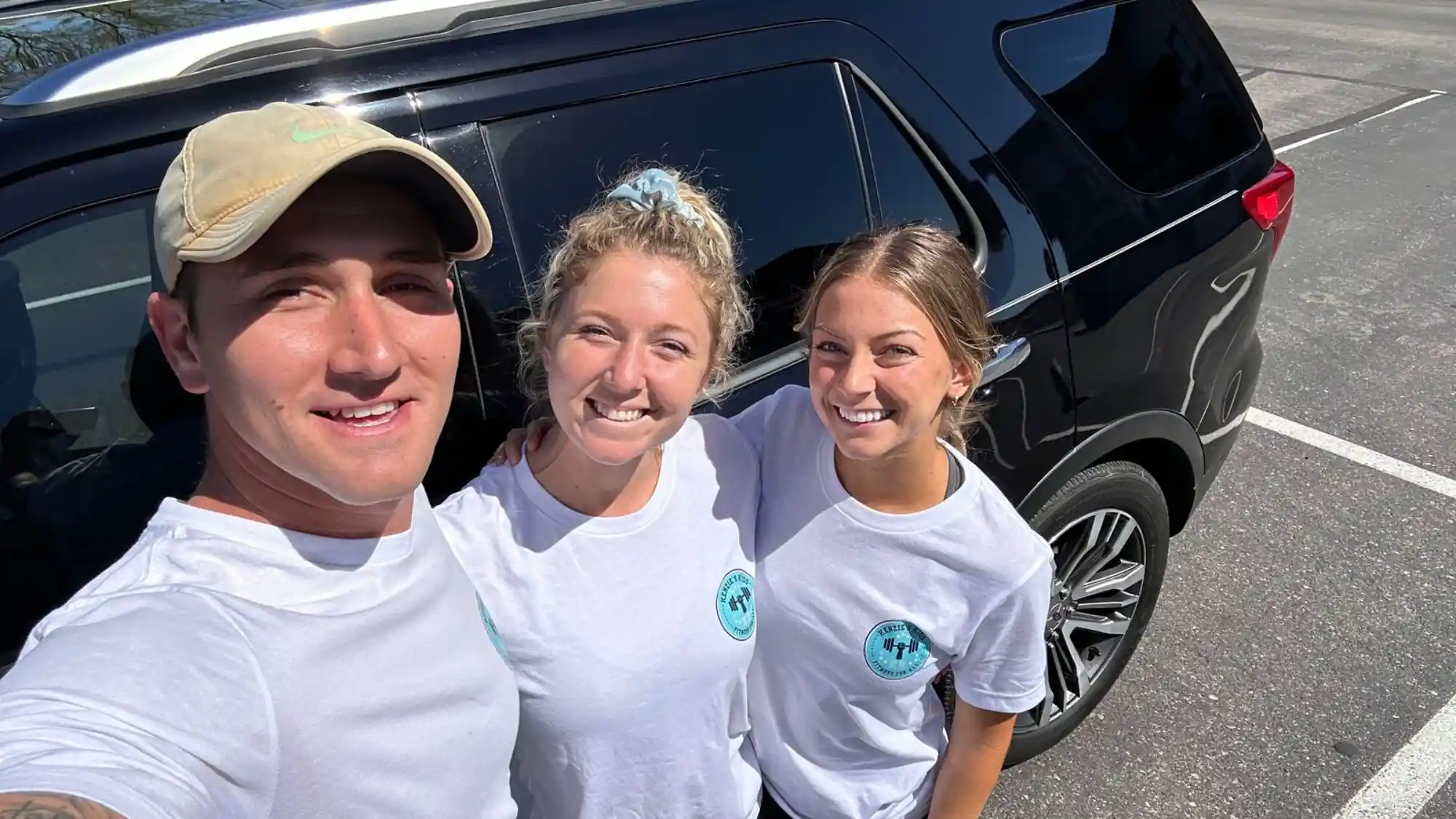 Kenzie’s Kids mobile personal training team arriving for an in-home family fitness session